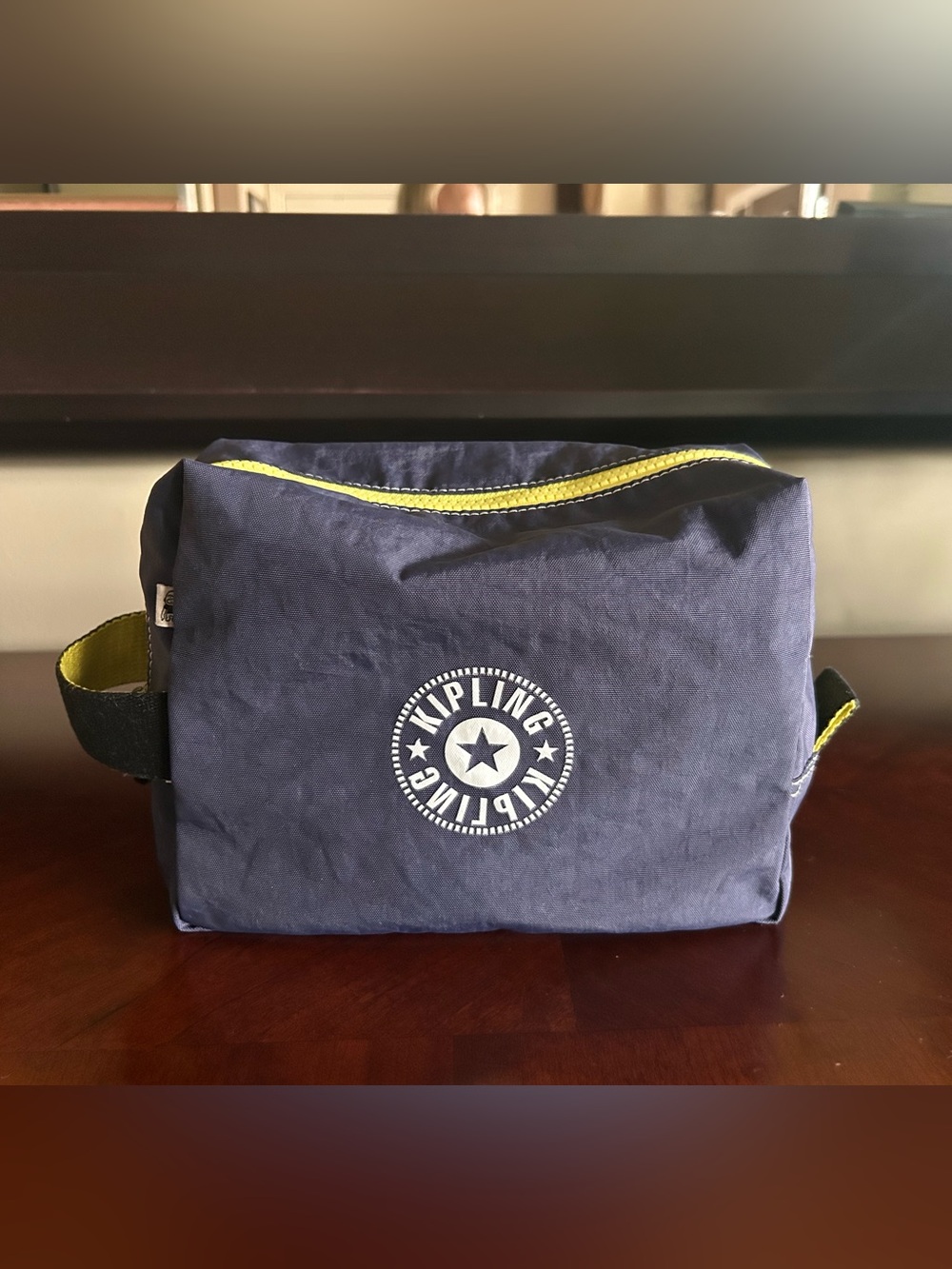 Kipling Navy makeup/toiletry Bag